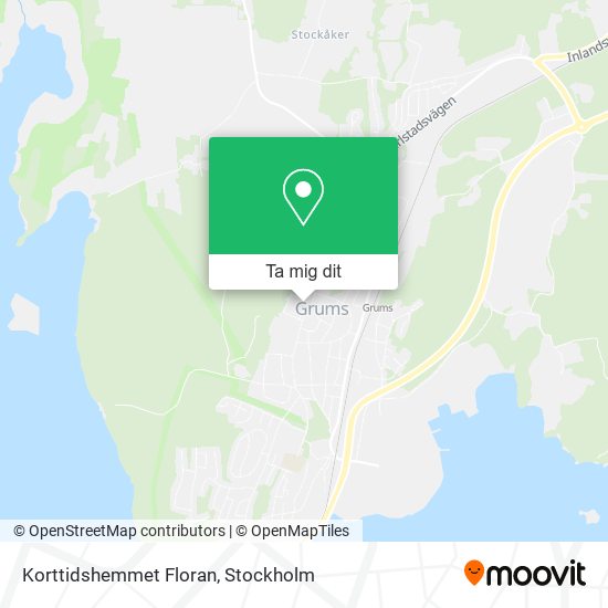 Korttidshemmet Floran karta
