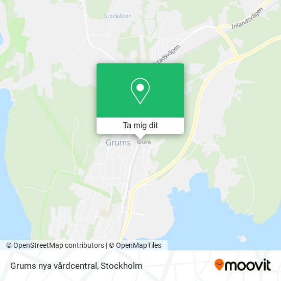 Grums nya vårdcentral karta