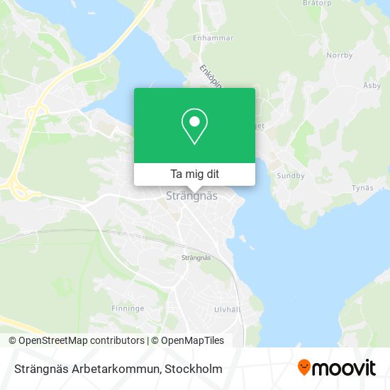 Strängnäs Arbetarkommun karta