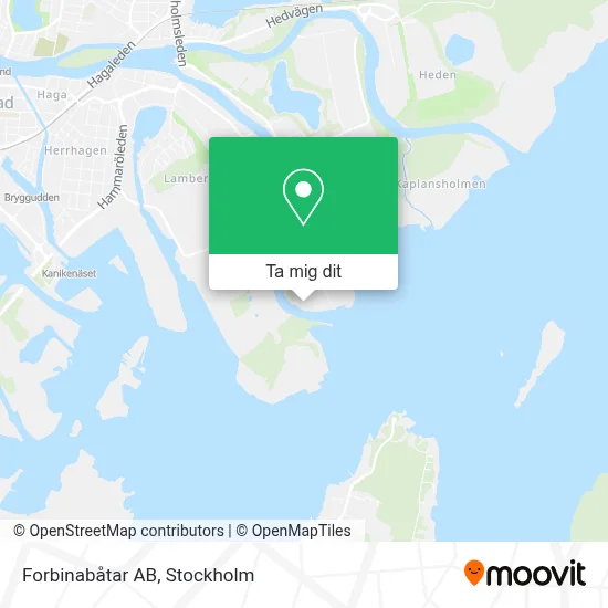 Forbinabåtar AB karta