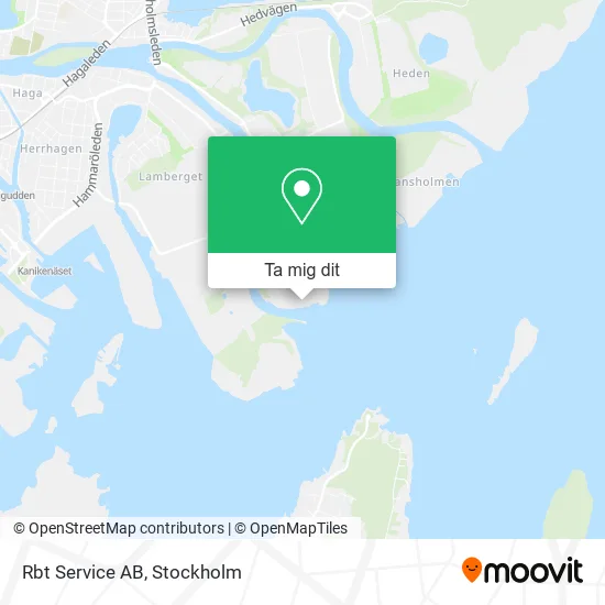 Rbt Service AB karta
