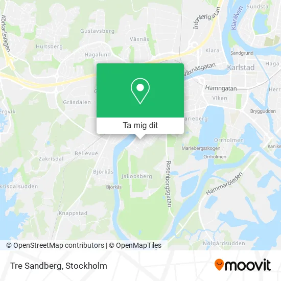 Tre Sandberg karta