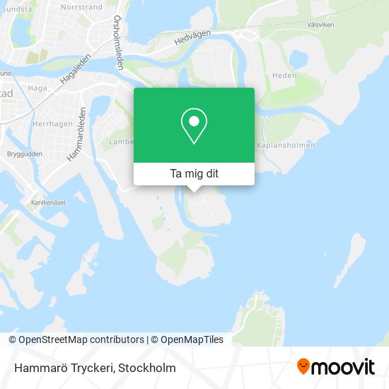 Hammarö Tryckeri karta