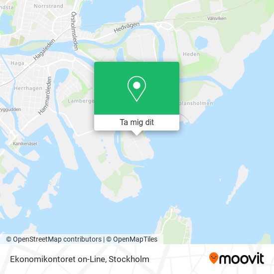 Ekonomikontoret on-Line karta