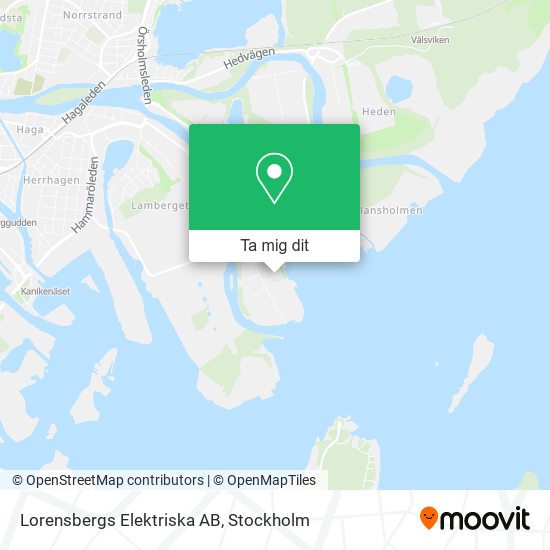Lorensbergs Elektriska AB karta