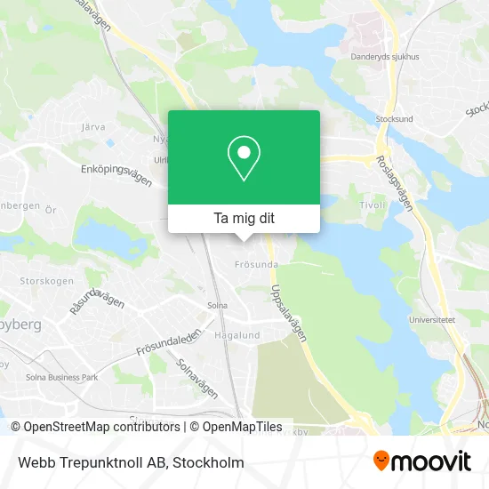 Webb Trepunktnoll AB karta