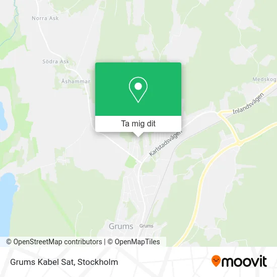 Grums Kabel Sat karta