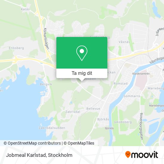 Jobmeal Karlstad karta