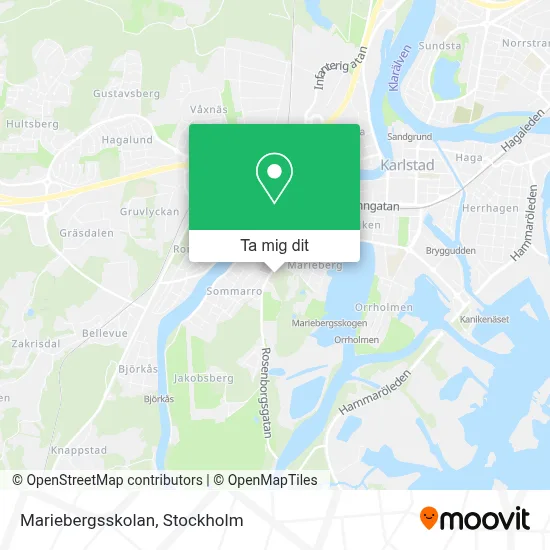 Mariebergsskolan karta