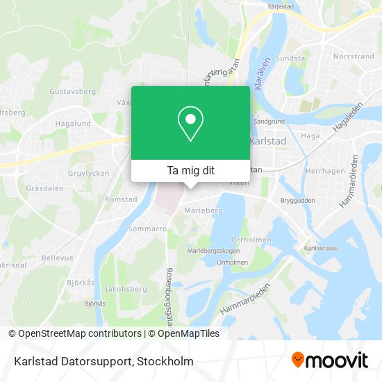 Karlstad Datorsupport karta