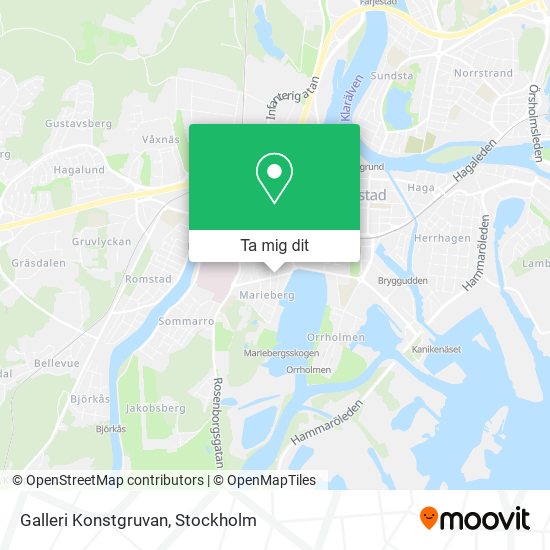Galleri Konstgruvan karta