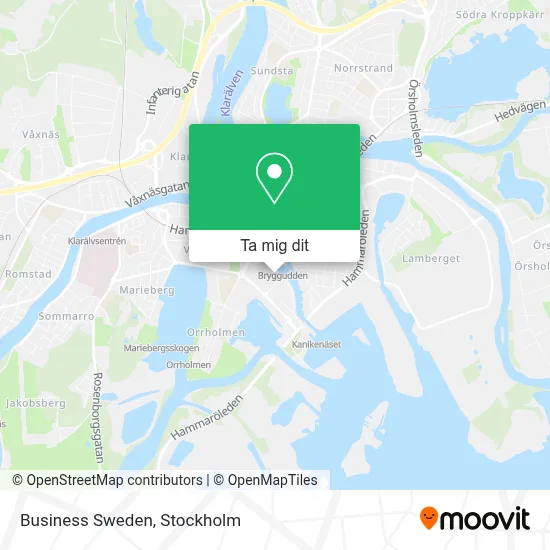 Business Sweden karta