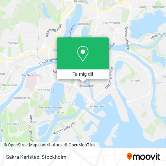 Säkra Karlstad karta
