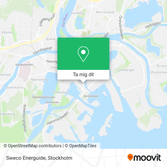 Sweco Energuide karta