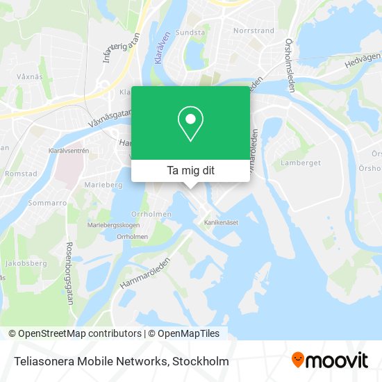 Teliasonera Mobile Networks karta