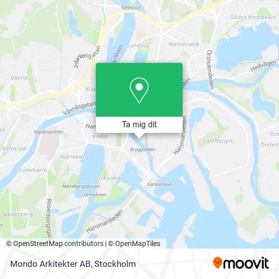 Mondo Arkitekter AB karta