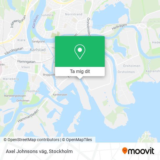 Axel Johnsons väg karta