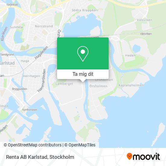 Renta AB Karlstad karta