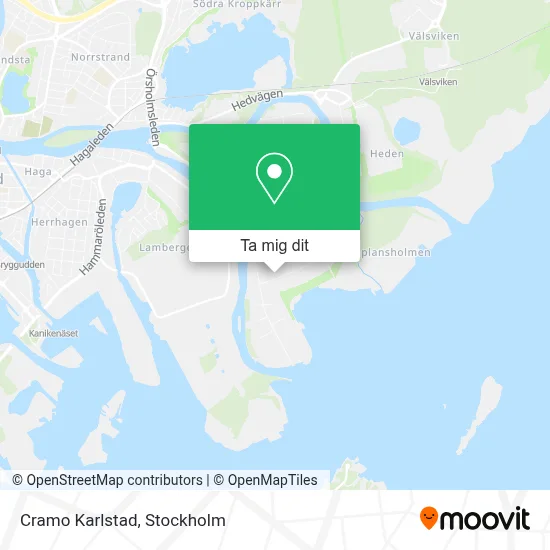 Cramo Karlstad karta