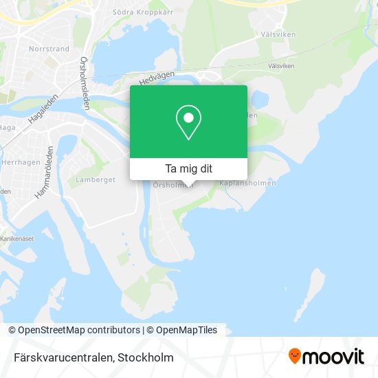 Färskvarucentralen karta