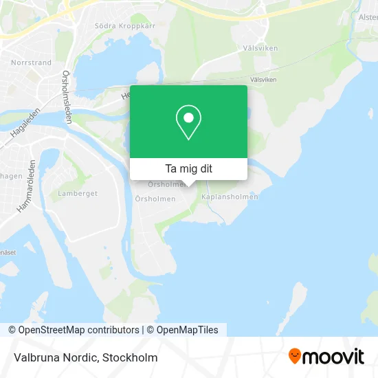 Valbruna Nordic karta