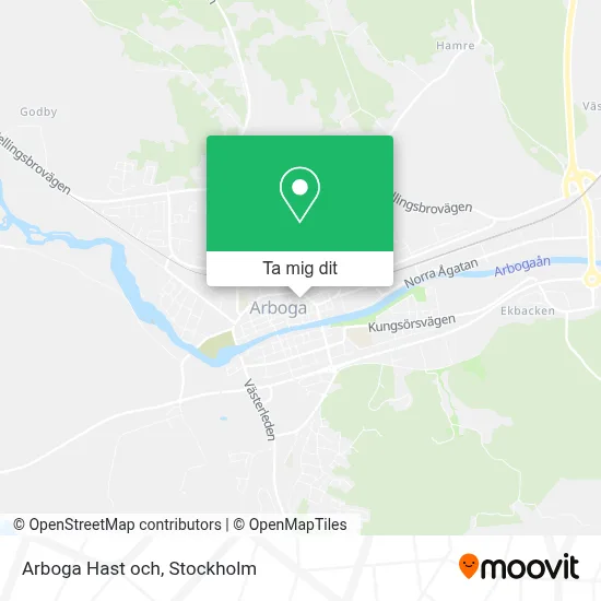 Arboga Hast och karta