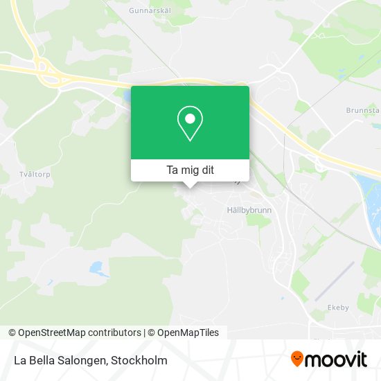 La Bella Salongen karta