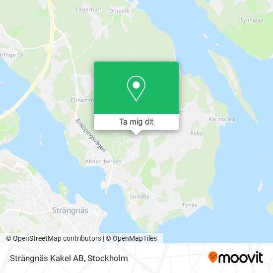 Strängnäs Kakel AB karta