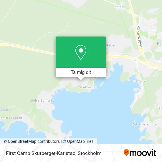 First Camp Skutberget-Karlstad karta