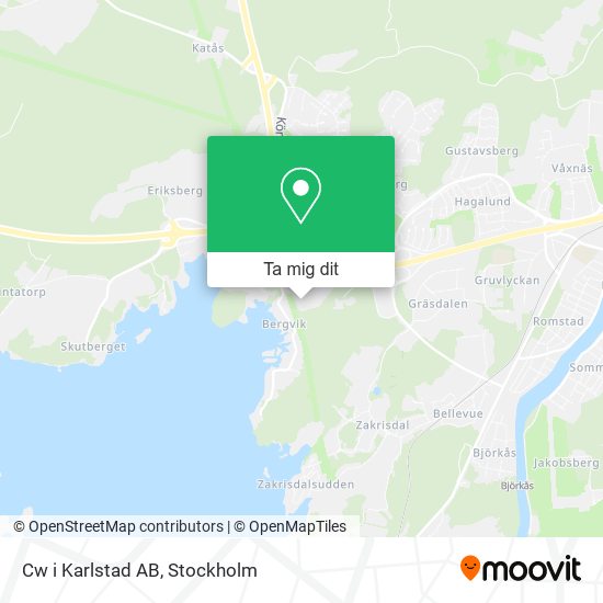 Cw i Karlstad AB karta