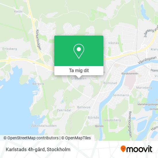 Karlstads 4h-gård karta