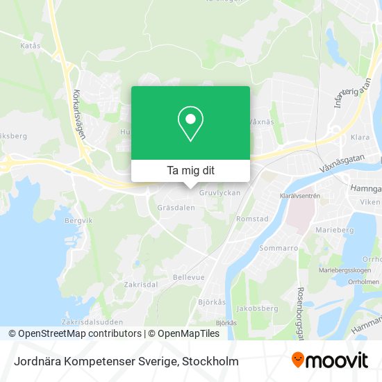 Jordnära Kompetenser Sverige karta