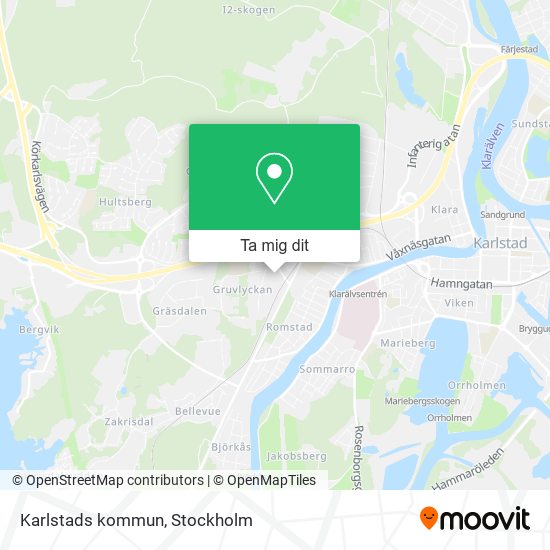 Karlstads kommun karta