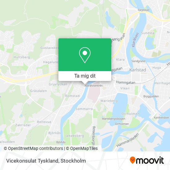 Vicekonsulat Tyskland karta