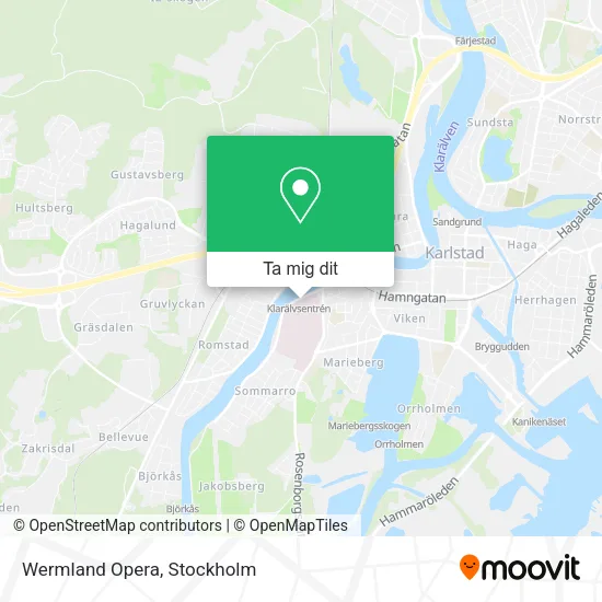 Wermland Opera karta