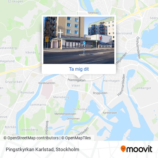 Pingstkyrkan Karlstad karta