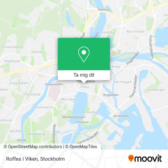 Roffes i Viken karta