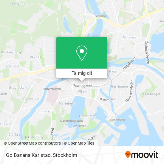 Go Banana Karlstad karta