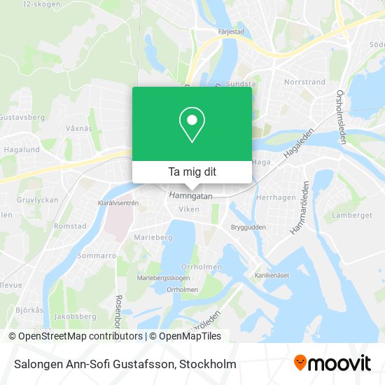 Salongen Ann-Sofi Gustafsson karta