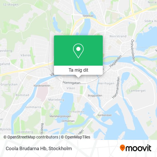 Coola Brudarna Hb karta