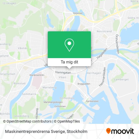 Maskinentreprenörerna Sverige karta