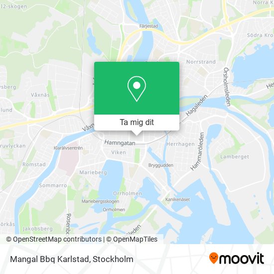 Mangal Bbq Karlstad karta
