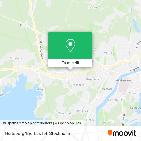 Hultsberg/Björkås Ibf karta