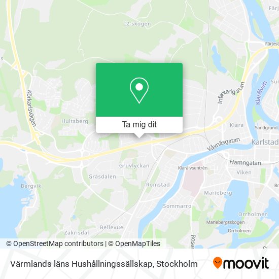 Värmlands läns Hushållningssällskap karta