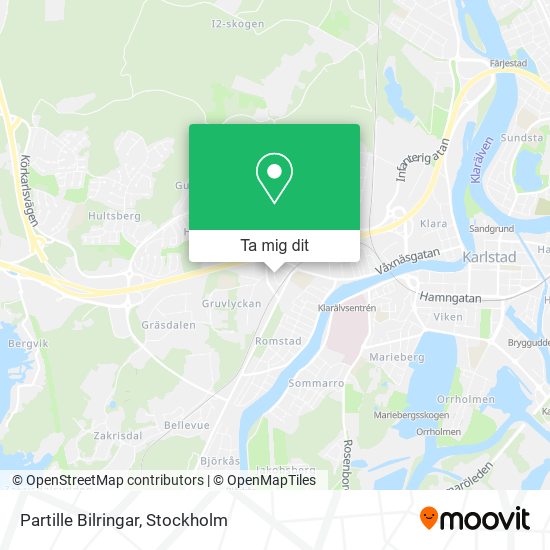 Partille Bilringar karta