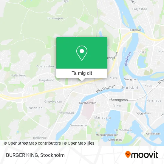 BURGER KING karta