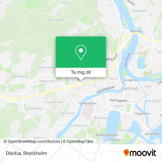 Däckia karta