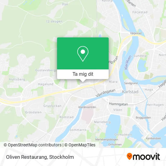 Oliven Restaurang karta