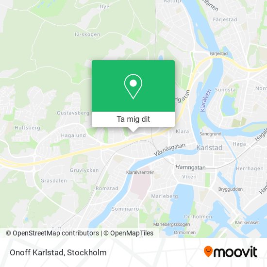 Onoff Karlstad karta