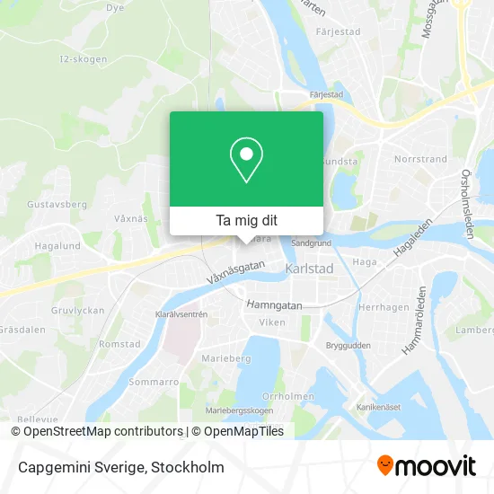 Capgemini Sverige karta